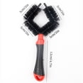 thumbnail image 2 of FONDOTIN 3Pcs Red Chain Clean Brush for Bike Portable Bike Cleaning Tool with Effective Narrow Spot Cleaning, 2 of 8