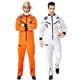 thumbnail image 2 of Disfraz de astronauta, traje espacial para adultos para hombres, disfraces de juego de rol, mono de vuelo espacial, uniforme de piloto, 2 of 4