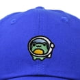 thumbnail image 2 of Dalix Cosmic Frog Embroidered Womens Cotton Dad Hat Baseball Cap Adjustable in Royal Blue, 2 of 5