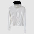 thumbnail image 2 of XINPING Women's Soft Lightweight Full Zip Jacket with Pockets UPF 50+ Lightweight Sun Protection Jacket for Summer Outdoors, 2 of 4