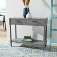 thumbnail image 3 of SAFAVIEH Filbert Solid 2 Drawer Console Table, White Washed Grey, 3 of 14