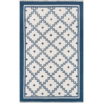 Erin Gates Contemporary Rectangle Area Rug, Navy, 7'6" X 9'6"