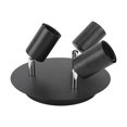 thumbnail image 4 of Support de Lumière de Piste, Support de Projecteur de Plafond 3 Têtes de Lampe de Plafond Rotatives Base de Lampe Rotative Réponse Rapide, 4 of 12