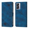 thumbnail image 2 of Compatible with OnePlus Nord N300 Classic Embossed PU Leather Case with Card Holder Shockproof Cover, 2 of 5