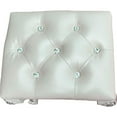 thumbnail image 3 of ACME Dresden II Vanity Stool, Synthetic Leather & Bone White Finish, 3 of 5