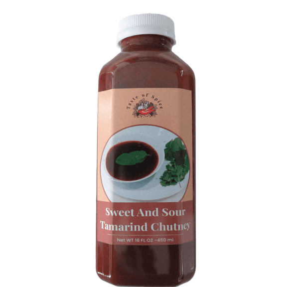 Taste of Spice Tamarind and Date Chutney, Sweet and Sour, 16 oz Bottle