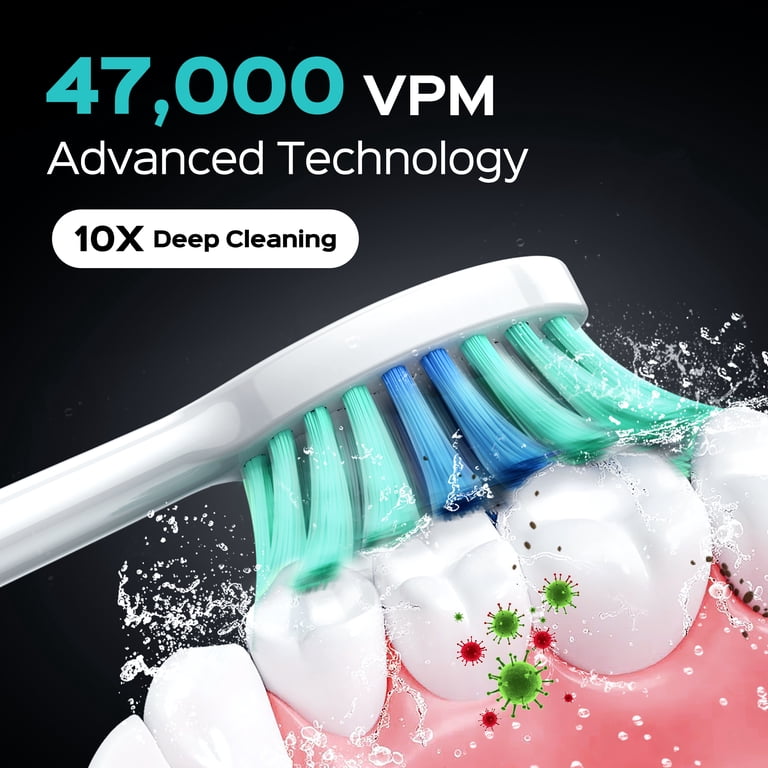 COSLUS CX40 Electric Toothbrush, 47,000 VPM with Travel Case photo 5