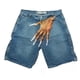 thumbnail image 1 of Pantalones cortos vaqueros con estampado de hip hop para hombre, estilo urbano, modernos, informales, de longitud media y corte recto., 1 of 4