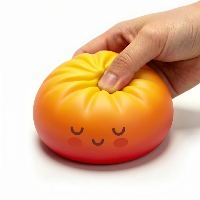 Gcvizuso Stress Squeeze Balls, Sunset Squeeze Bao Bun with Steamer