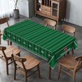 thumbnail image 2 of American Football Field Tablecloth Touchdown Game Day Sport Themed Party Decoration Kitchen Dining Room Home Rectangular Table Cover (60" x 104"), 2 of 5