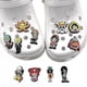 thumbnail image 1 of 12pcs Cartoon One Piece Shoe Charms Decoration For Diy Croc Clog Sandals Accessories, 1 of 4