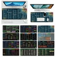 thumbnail image 2 of Hyasfey 40x90CM Large Computer Mousepad Portable Waterproof Office Power Point Excel Word Shortcut Keys Desk Mat Non-Slip Desktop Mouse Pad PC Accessories, 2 of 8