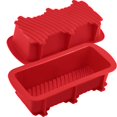 thumbnail image 1 of Silicone Baking Bread Loaf Pans Set Of 2, Nonstick Loaf Pan, 1 of 5