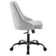 thumbnail image 4 of Modway Designate Swivel Upholstered Office Chair in Black Gray, 4 of 11