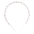 thumbnail image 1 of Diadema con diamantes de imitación, buena elasticidad, cómoda de llevar, brillante, hermosa, práctica, colorida, accesorios para el cabello, Rosa CHT-712, 1 of 5