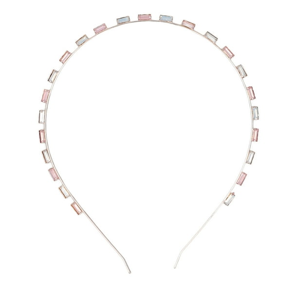 Rhinestone Headband Good Elasticity Comfortable to Wear Shiny Beautiful