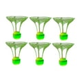 thumbnail image 3 of S SERENABLE 6Pcs LED Badminton Balls Shuttlecocks with Light for Beaches Garden Backyard Green, 3 of 9