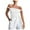 White, variant on Womens Off Shoulder Casual Tank Top Stylish Lightweight Party Outfit White S