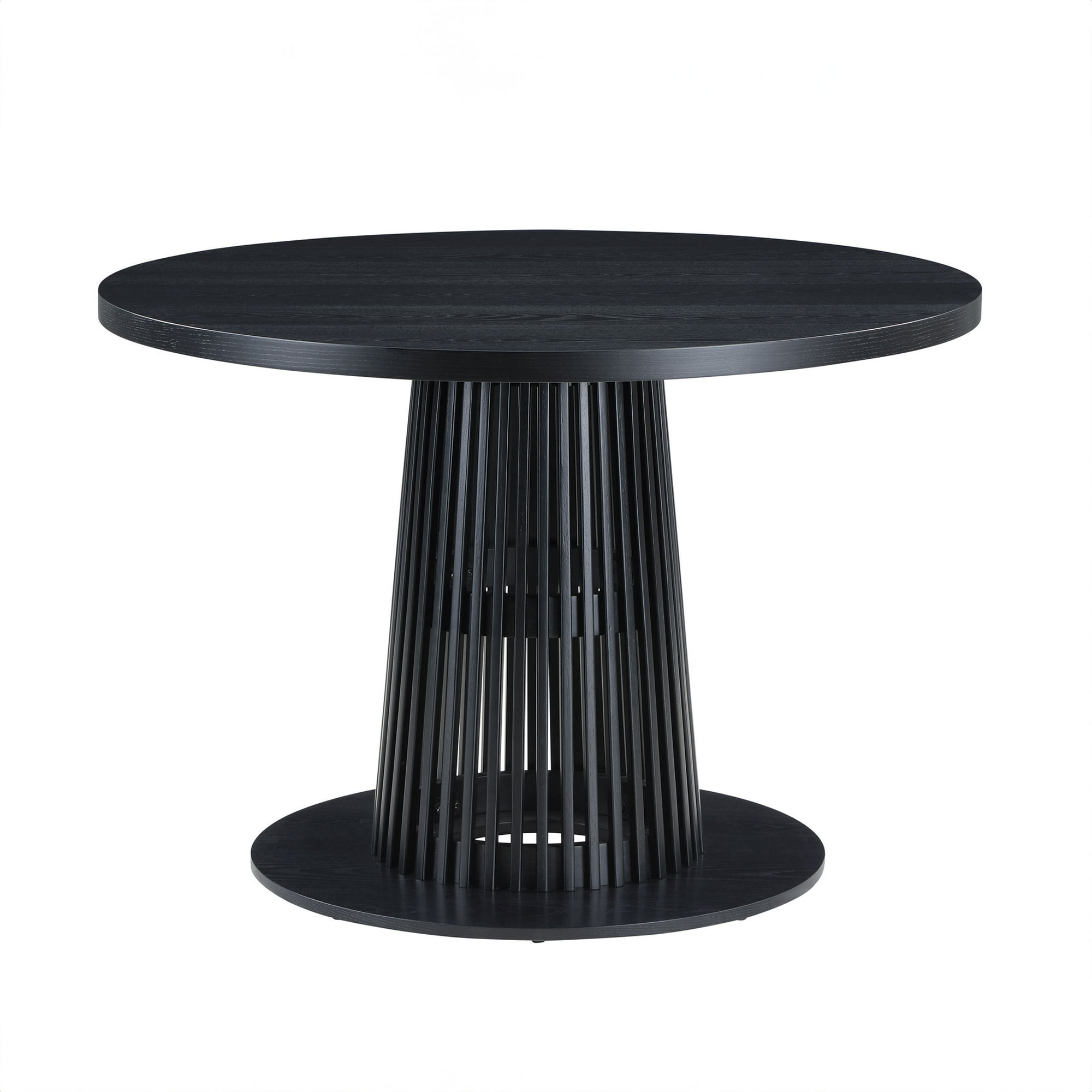 Beautiful by Drew Round Dining Table  Rich Black Finish