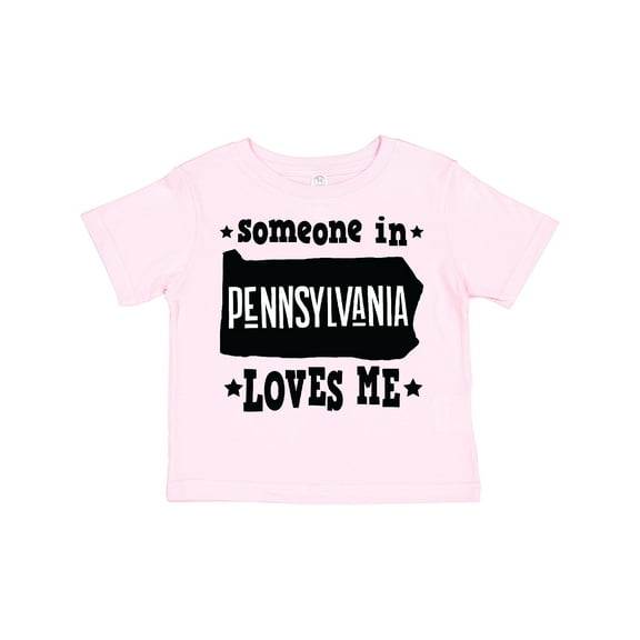 Inktastic Someone in Pennsylvania Loves Me Boys or Girls Toddler T-Shirt