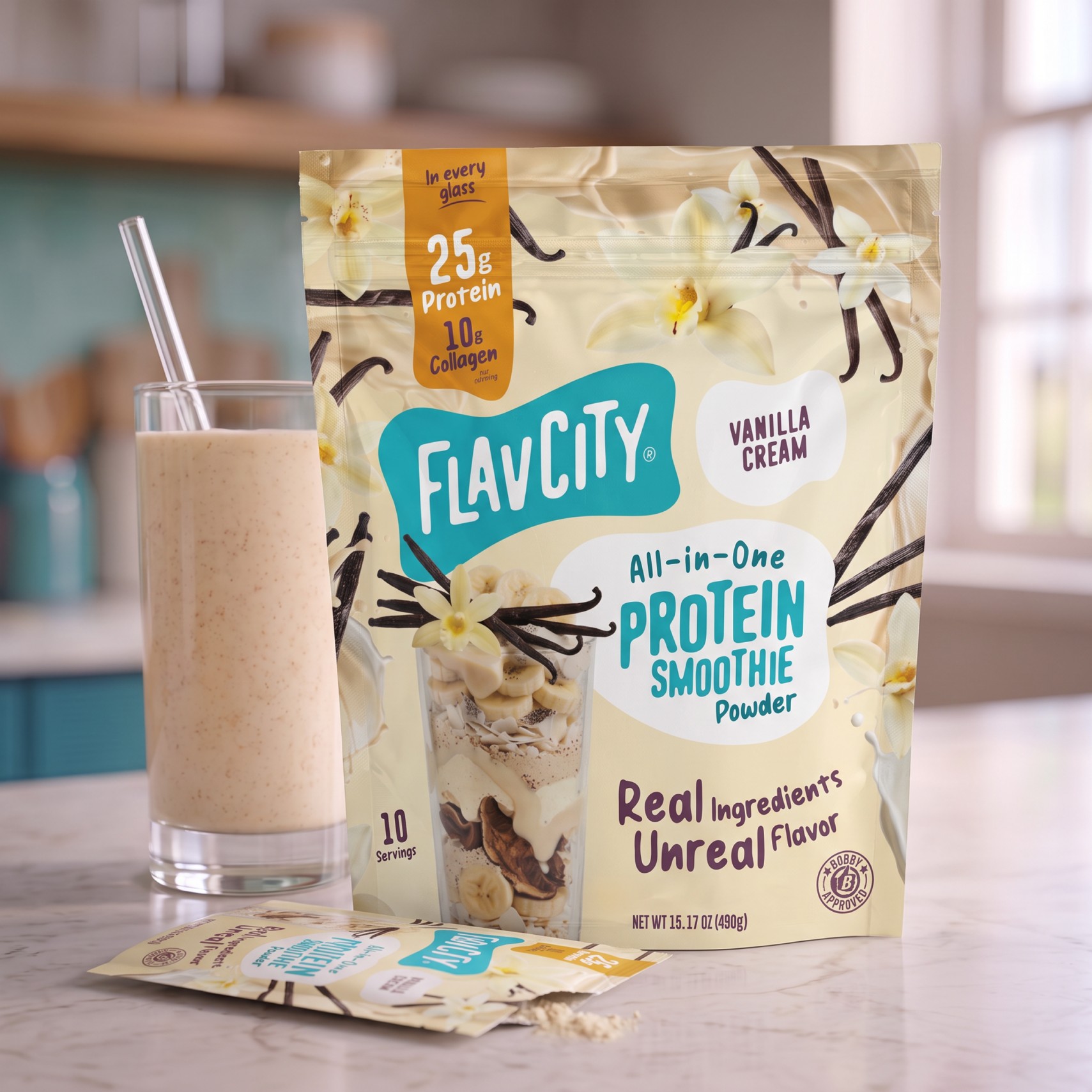 FlavCity Whey Protein Powder Vanilla Cream photo 7