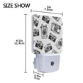 thumbnail image 4 of Hand Drawn Camera Night Light 2 Pack LED Nightlight Plug into Wall Dusk to Dawn Sensor Soft White, 4 of 7