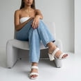 thumbnail image 6 of Cushionaire Irine Chunky Heels for Women, Braided Block Heel Sandals with Square Toe and Memory Foam, 6 of 18