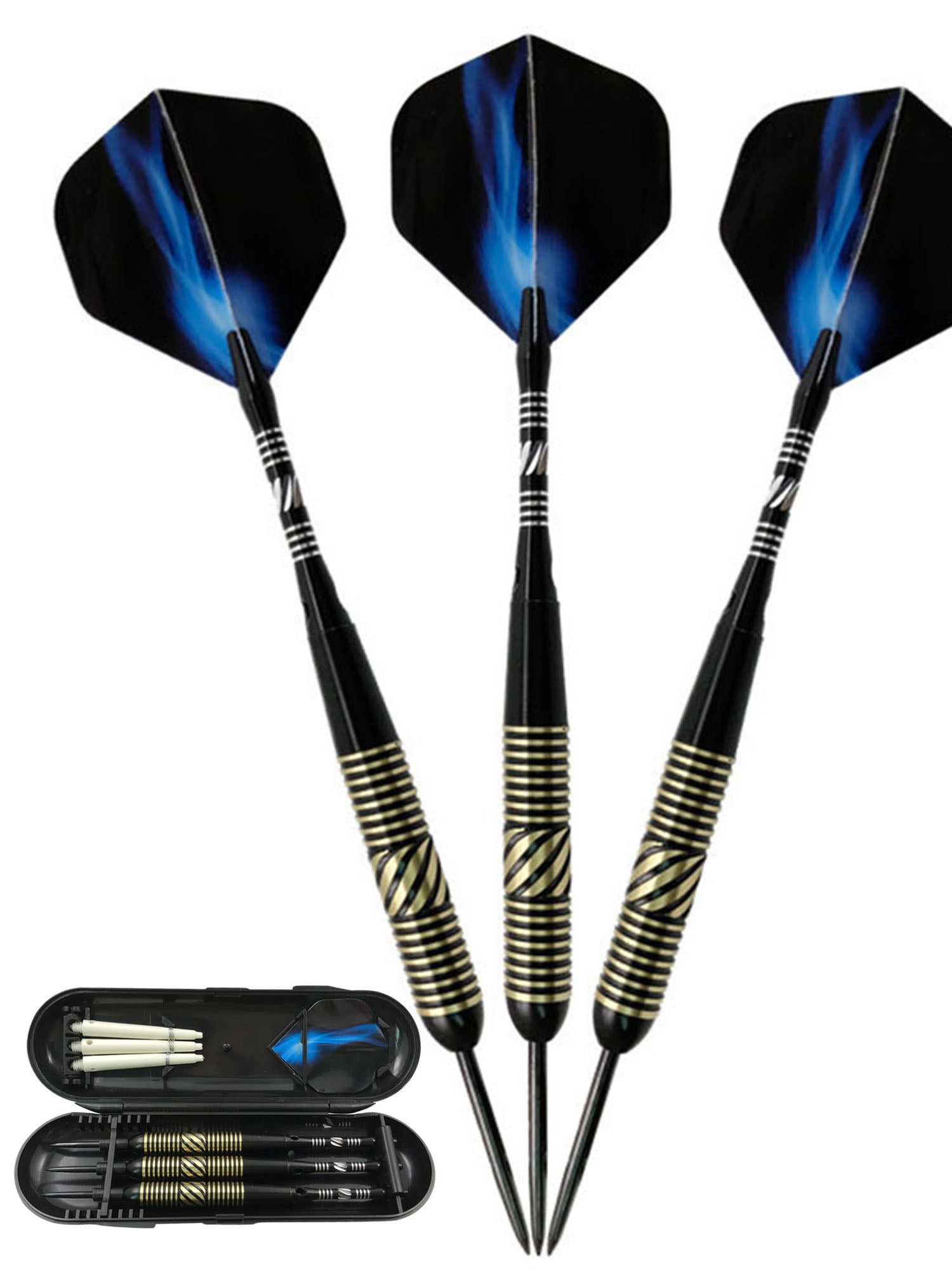 23g Profession Competition Tungsten Steel Needle Tip 3Pcs Darts Set Box DURABLE 