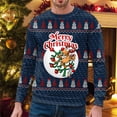thumbnail image 2 of OJinShaWanO Hoodie Couverture Surdimensionnée Hommes Automne et Hiver Décontracté Imprimé de Noël Chandail Col Rond Chandail à Capuchon, 2 of 4