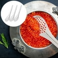thumbnail image 4 of Raindrops 3pcs Stainless Steel Caviar Spoons Cooking Gadgets Small Slotted Spoons, 4 of 8