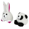 thumbnail image 4 of Petmate Zoobilee Mini Squatters Soft Plush Dog Toy, Panda and Rabbit, Small 5.5", Pack of 2, Multicolor, 4 of 4
