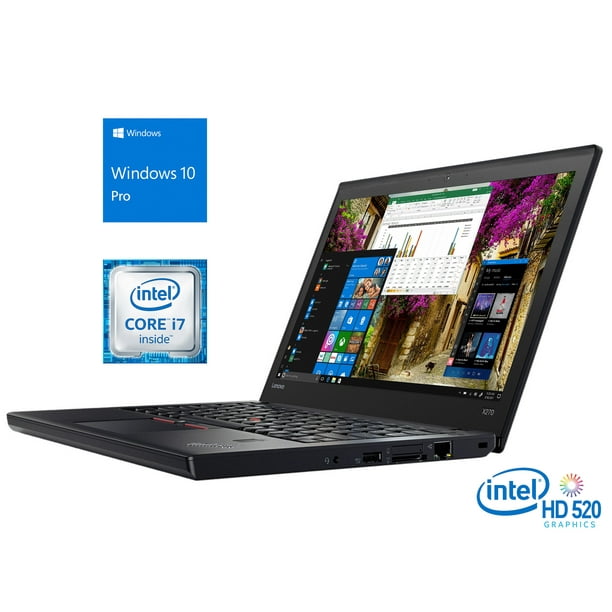 Lenovo ThinkPad X270 Notebook, 12.5" FHD Display, Intel DualCore i7