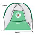 thumbnail image 3 of Filet d'Entraînement de Golf 1M*1M, Filets de Golf pour Conduite dans le Jardin, Filet de Découpe de Golf pour Intérieur, Balançoire et Queue, 3 of 9