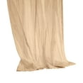 thumbnail image 6 of Habitat Paloma Sheer Dual Header Stylish and Functional Curtain Panel 52" x 95" Apricot, 6 of 6