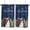 Navy Blue, variant on Navy Blue Christmas Snowman Kitchen Curtain 2 Panels Curtains 54 Inch Length, Snowflake Xmas Trees Curtains Rod Pocket Curtains Window Drapes Treatment Window Cafe Curtains