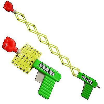 Telescopic Fist Gun Spring Elastic Gun Children's Toy Magic Toy Gun 3pcs