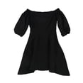 thumbnail image 1 of bar III Robe Évasée Ajustée pour Femmes, Noire, 6, 1 of 2