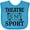 Turquoise, variant on Inktastic Theatre is My Sport Drama Acting Boys or Girls Baby Bib