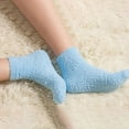 thumbnail image 4 of ZHENHONG Stockings for Women Women Fuzzy Fluffy Cozy Slipper Socks Warm Soft Winter Plush Home Sleeping Socks, 4 of 4
