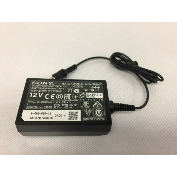 AC DC Adapter Sony AC-M1210UC 149308911 Power Supply Cord Charger PSU