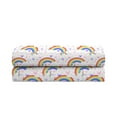 thumbnail image 6 of Dream Factory Unicorn Rainbow Twin 3 Piece Sheet Sets, Polyester, Microfiber, Pink, Child, 6 of 6