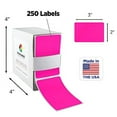 thumbnail image 5 of ChromaLabel 2 x 3 Inch Fluorescent Color Code Labels, 5 Assorted Colors, 250 Labels per Box, 5 of 6