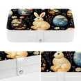 thumbnail image 4 of Easter Elegant PU Leather Earring Organizer Storage Box Decorative Box with Removable Compartment - Portable, 4 of 6