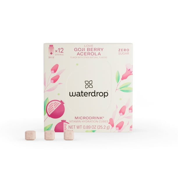 waterdrop Microdrink LOVE Flavored Water Packets with Valuable
