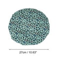 thumbnail image 2 of Unique Bargains Leopard Double Layer Shower Cap 1 Pc Blue, 2 of 5
