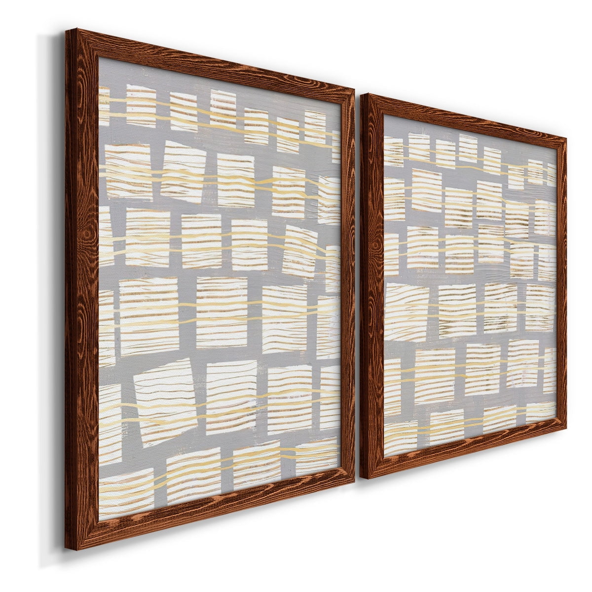 Networks I - Premium Framed Canvas 2 Piece Set - Ready to Hang