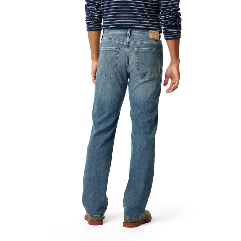 Levi Strauss Signature Men's Straight Flexible Waistband Jeans - Walmart.com