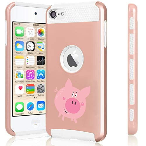 For Apple iPod Touch 5th 6th Shockproof Hard Case Cover Happy Pig