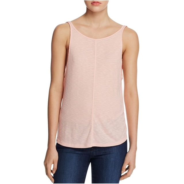 Free People - Camiseta sin mangas para mujer, Sleek N Easy, rosa, pequeña Free People Camiseta sin mangas