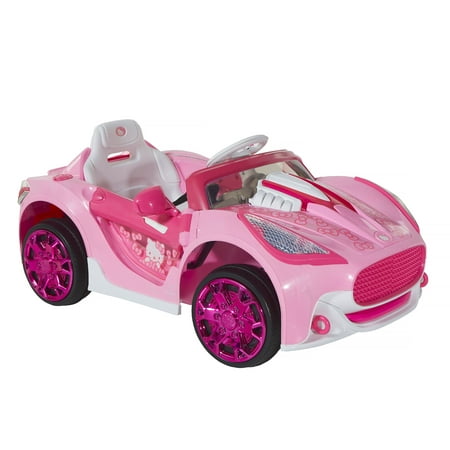 Hello Kitty Girls 6 Volt Super Car Powered Ride-On